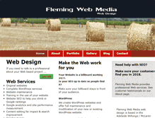 Tablet Screenshot of flemingwebmedia.com